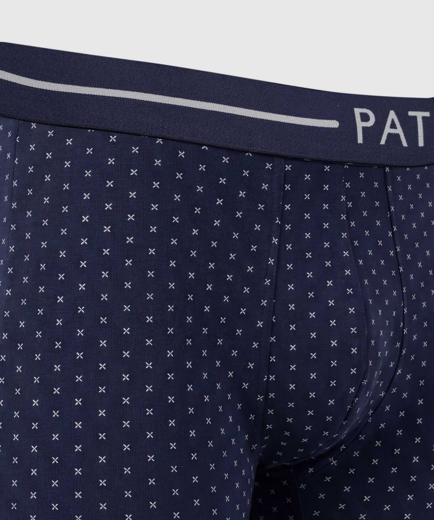 B&oacute;xer Medio Con Microestampado Para Hombre