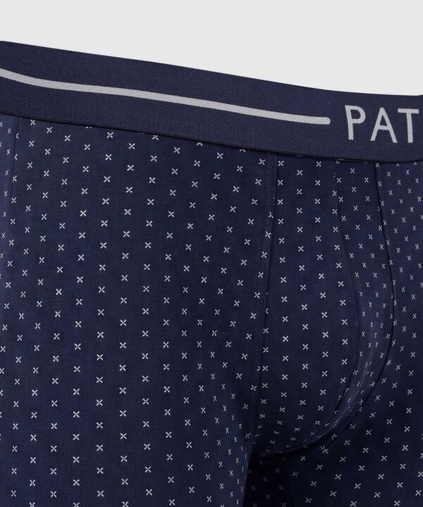 B&oacute;xer Medio Con Microestampado Para Hombre