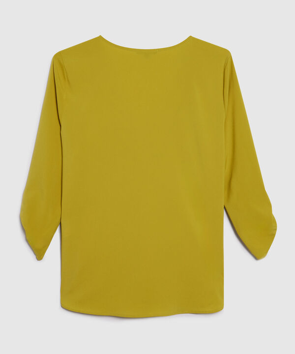 Blusa Manga ¾ con Escote en V image number null