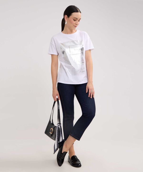 Camiseta Manga Corta Corrida Con Screen En Frente image number null