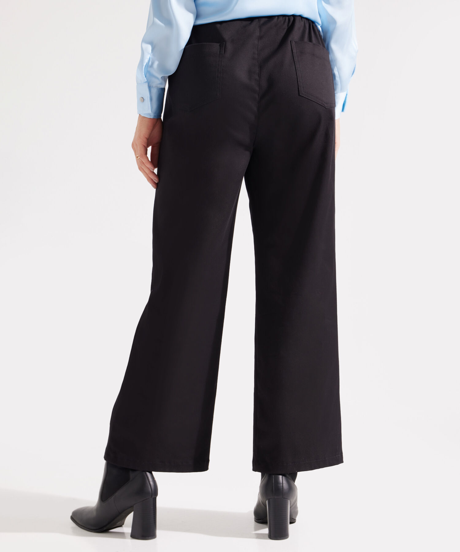 Pantal&oacute;n Fluido con Cord&oacute;n Ajustable Para Mujer