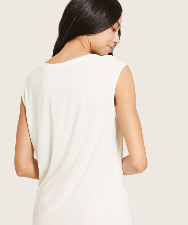 Pijama Pijama Camiseta Manga Corta Screen Pantalon Capri Estampado