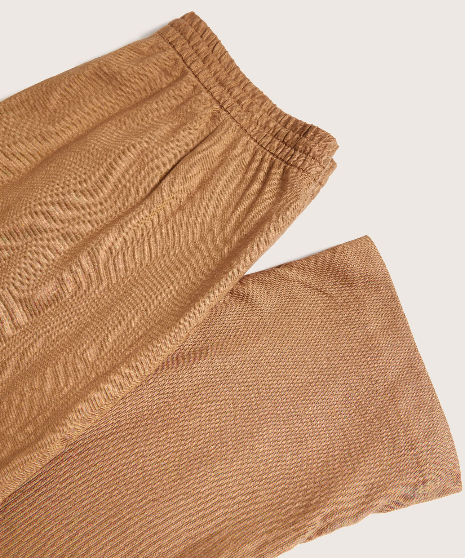 Pantalón Unicolor En Lino