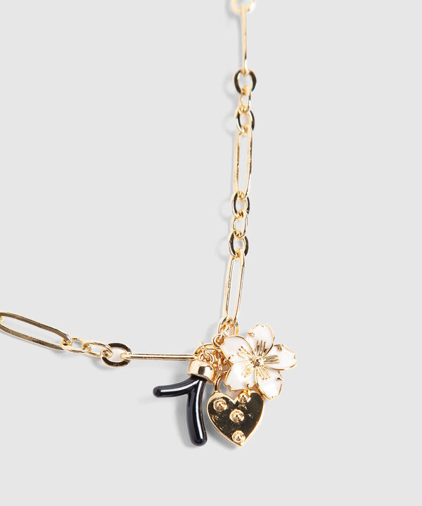 Collar Dorado con Dijes image number null