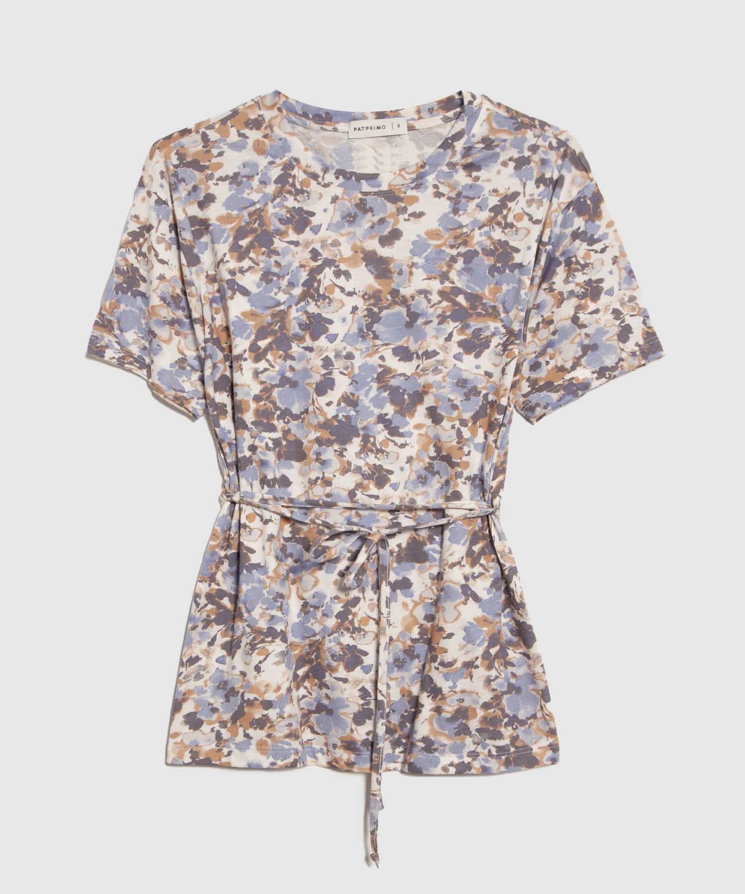 Camiseta Estampado de Manchas
