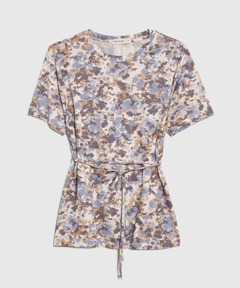 Camiseta Estampado de Manchas
