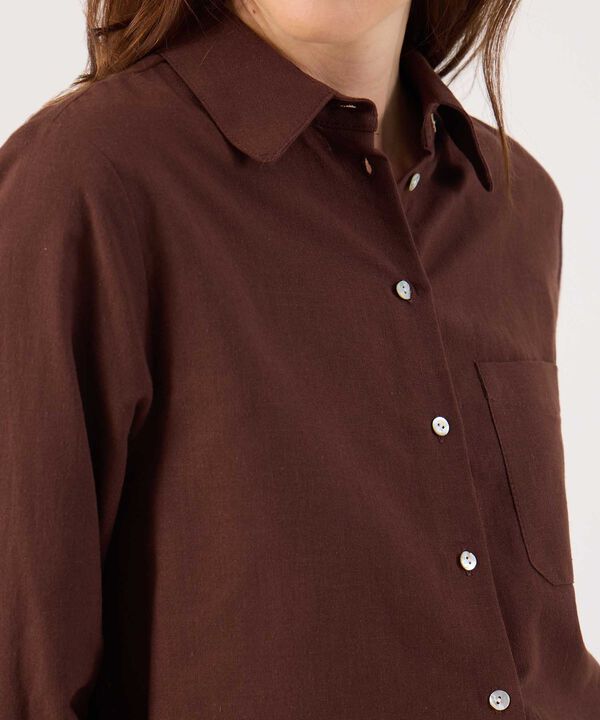 Camisa Manga Larga Con Bolsillo image number null