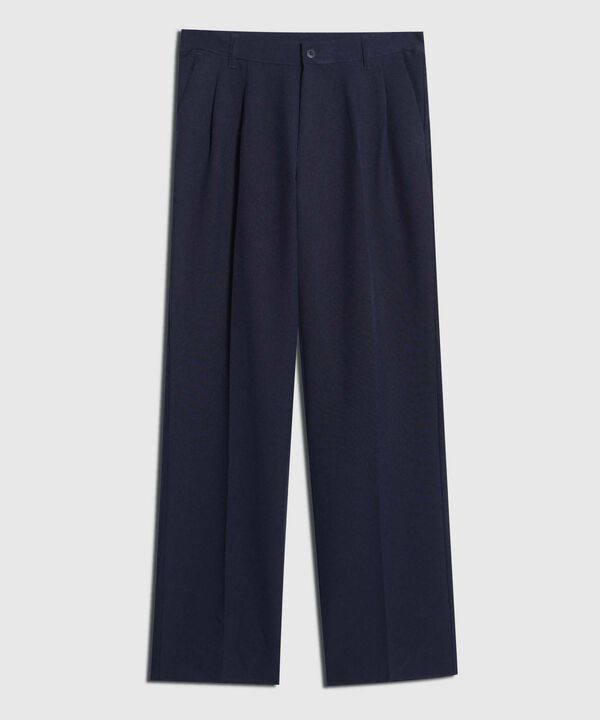 Pantalón Clásico Niño Con Prenses Unicolor image number null