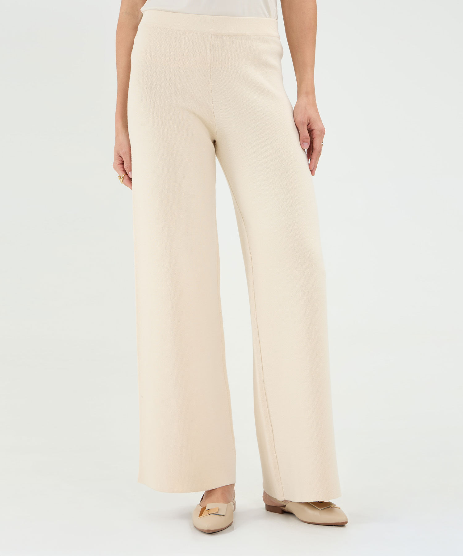 Pantalón Fluido Tiro Alto