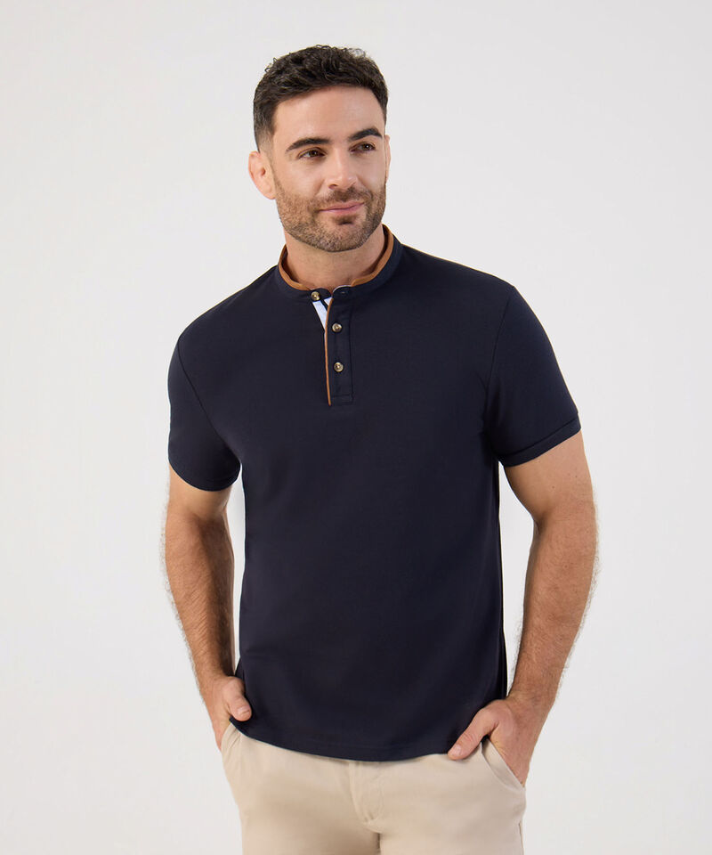 Polo Cuello Neru Slim Fit para Hombre