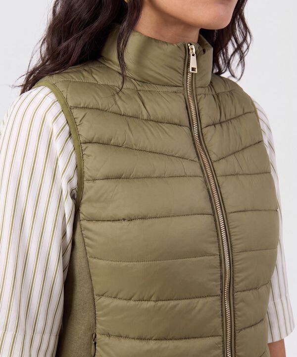 Chaleco Acolchado con Cierre para Mujer