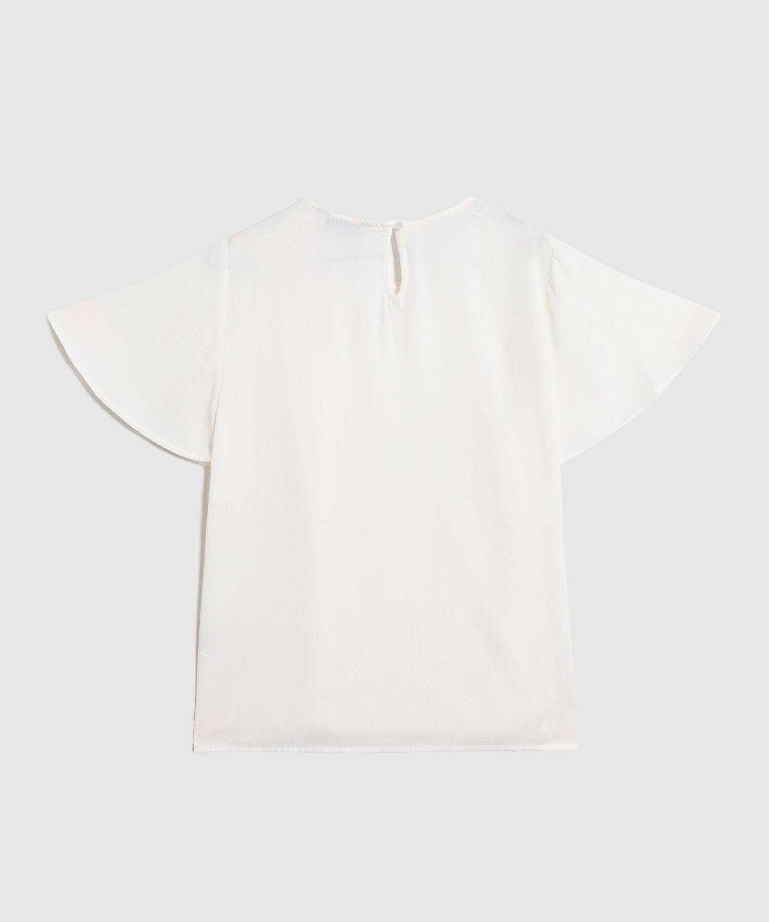 Blusa Con Botones En Hombro Para Mujer Curvy