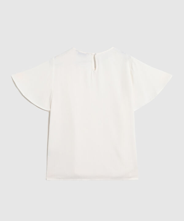 Blusa Con Botones En Hombro Para Mujer Curvy