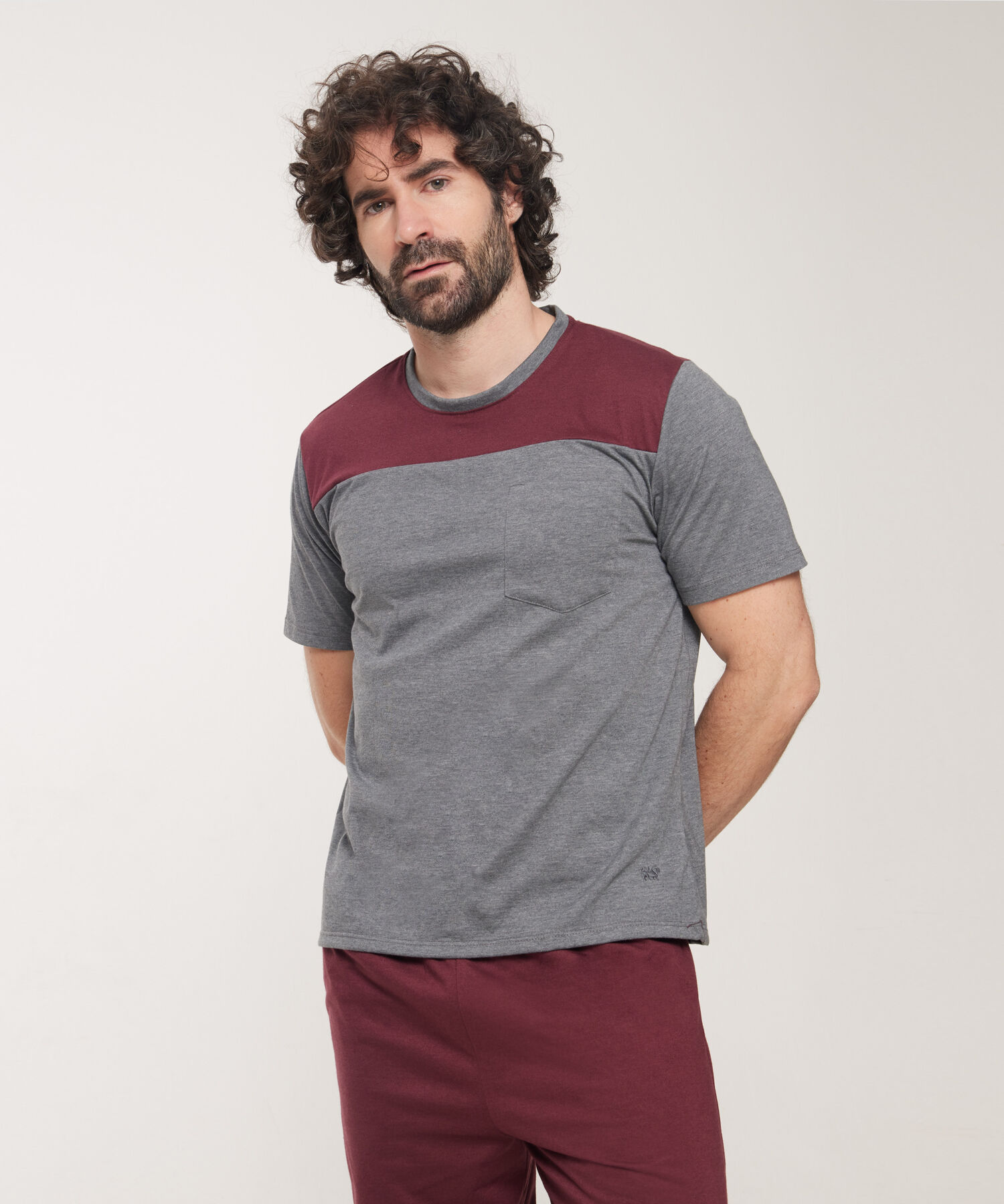 Pijama 2 Piezas Camiseta Y Pantalón
