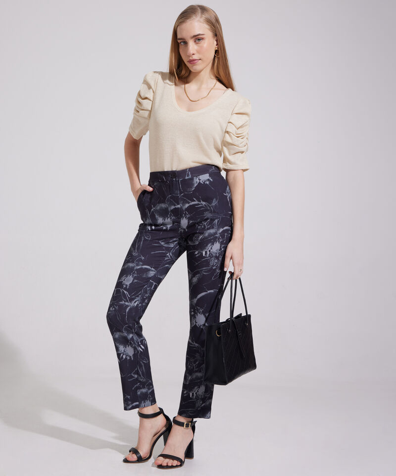 Pantalón Clásico Estampado
