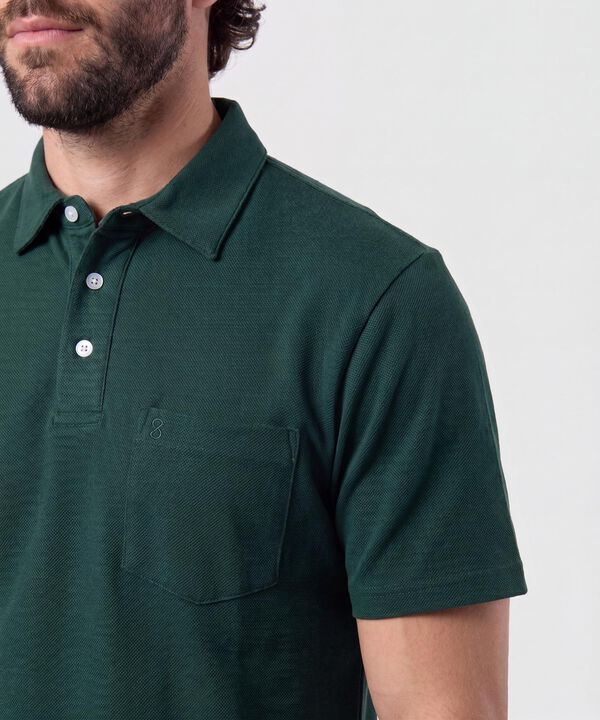 Polo Con Bolsillo De Parche Para Hombre