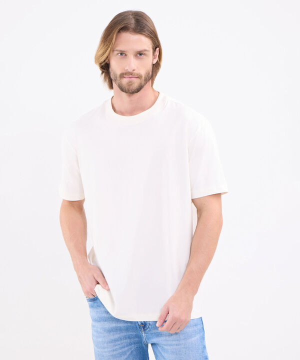 Camiseta Regular Para Hombre, Beige, hi-res image number null