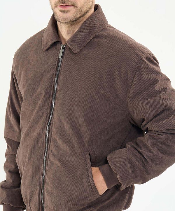 Chaqueta De Pana Acolchada image number null
