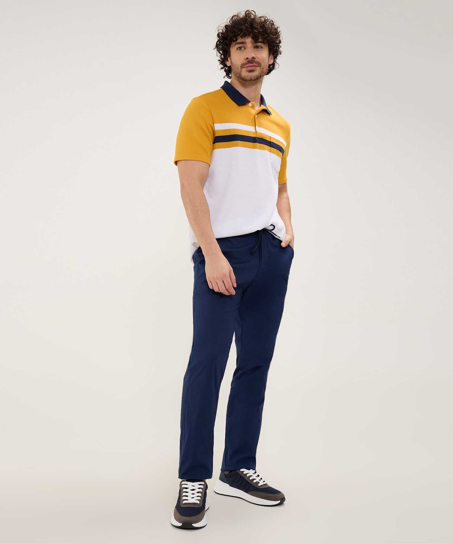 Polo Tejida a Rayas
