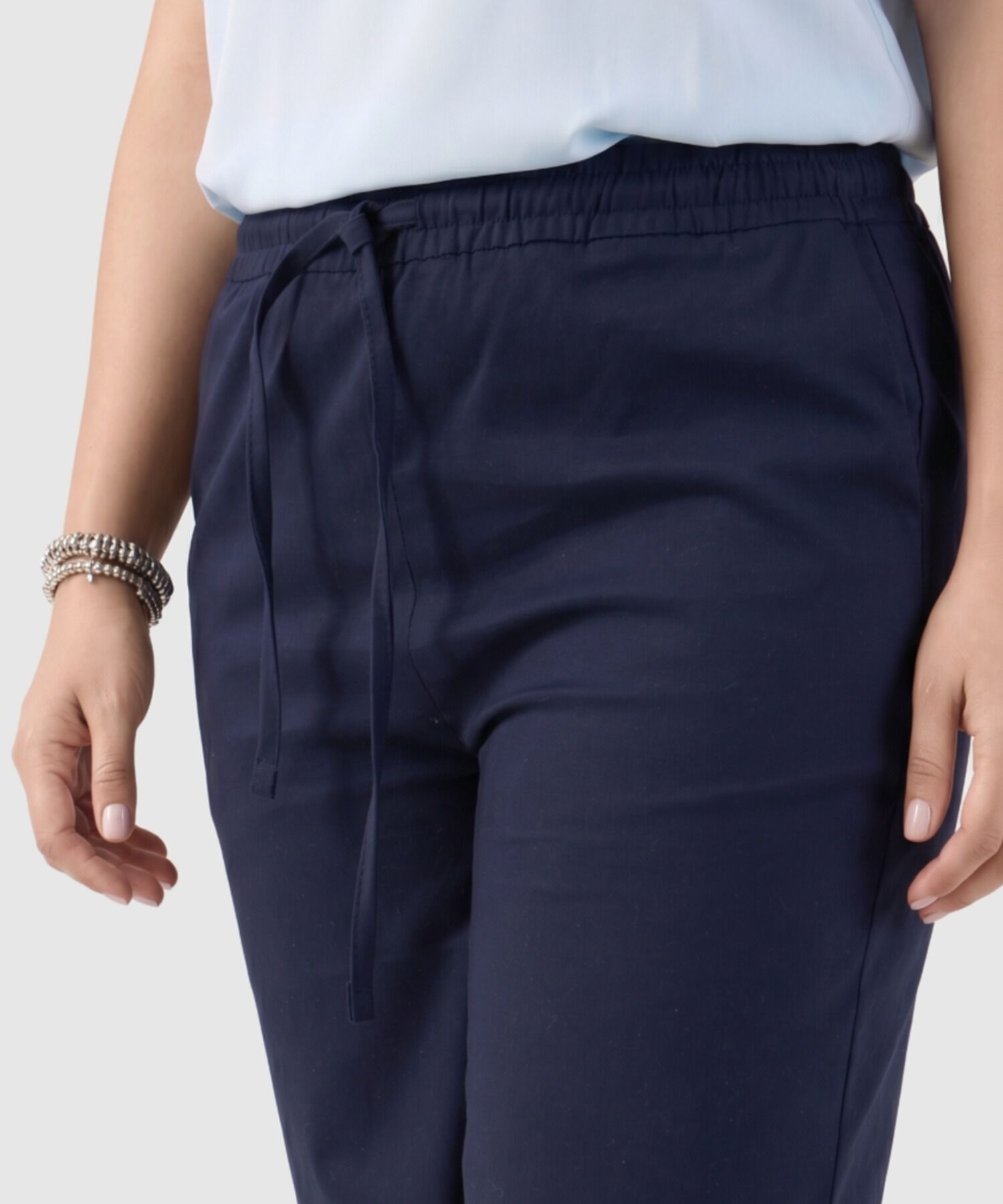 Bermuda Casual Con Cord&oacute;n Para Mujer Curvy