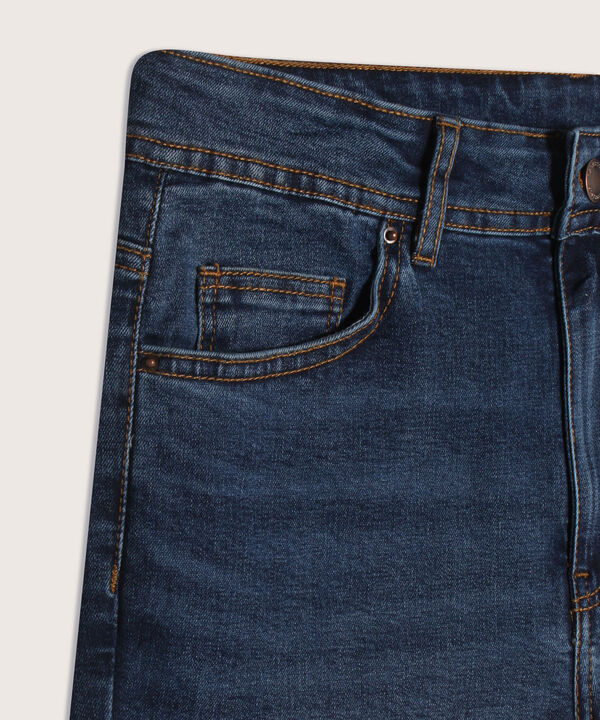 Jean Skinny Tiro Medio