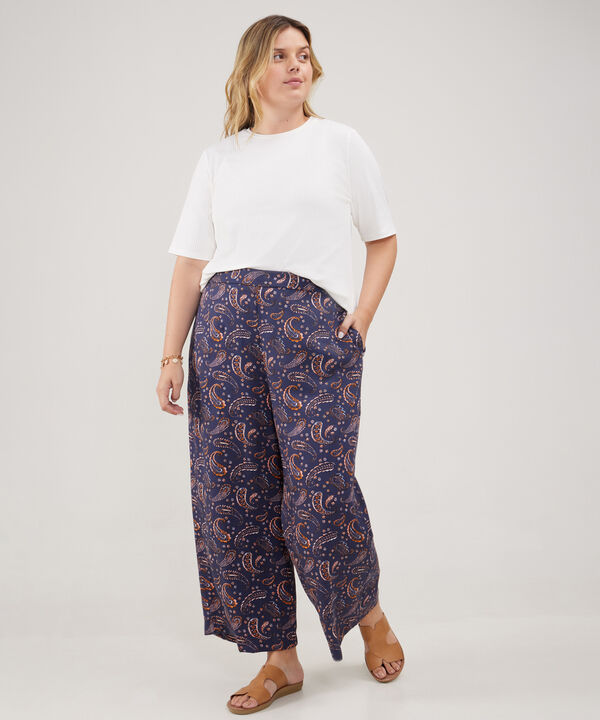 Pantalón Culotte Estampado image number null