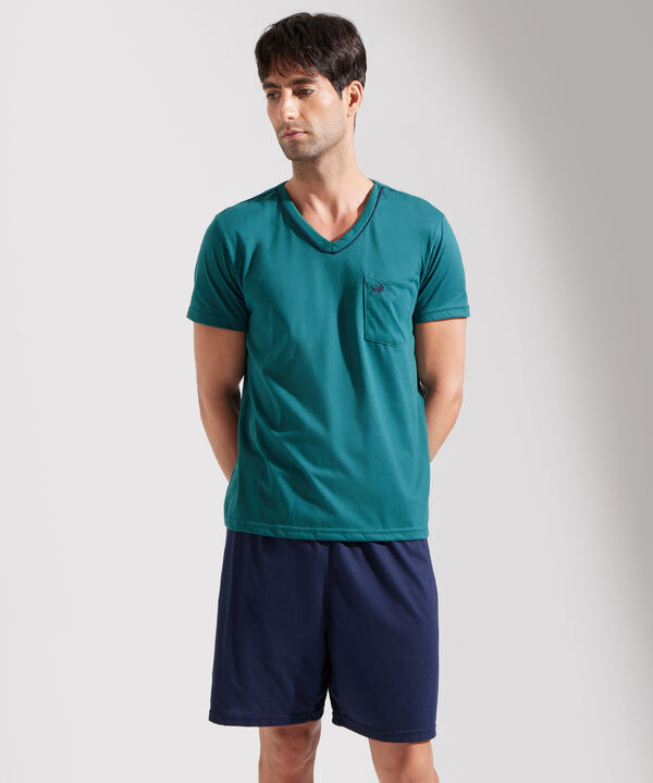 Conjunto de Pijama con Pantaloneta image number null