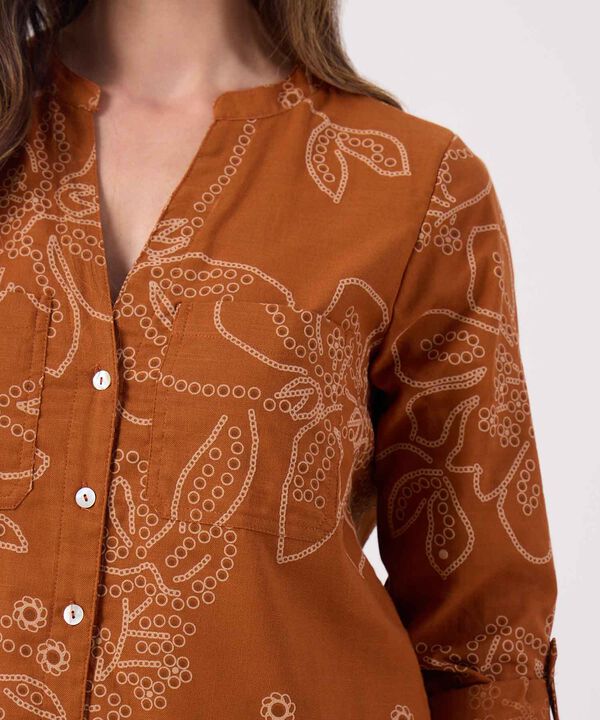 Blusa Texturizada Manga Larga  image number null