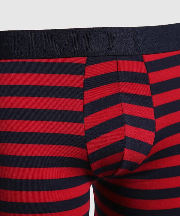 Pantaloncillo Boxer Medio Preteñido En Algodon Con Elastico Expuesto image number null