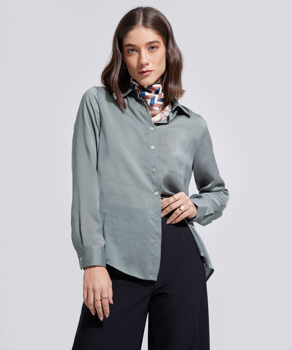 Camisa Manga Larga Unicolor