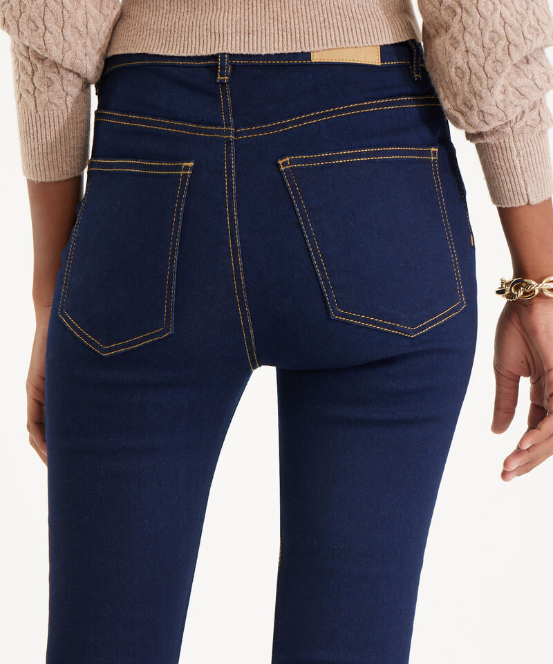 Jean Skinny Tiro Alto
