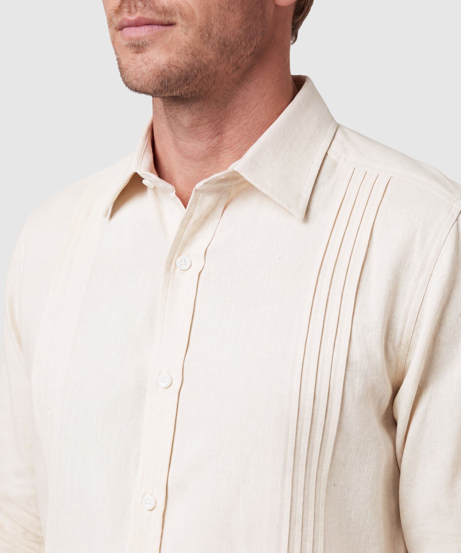 Camisa Tipo Guayabera Para Hombre