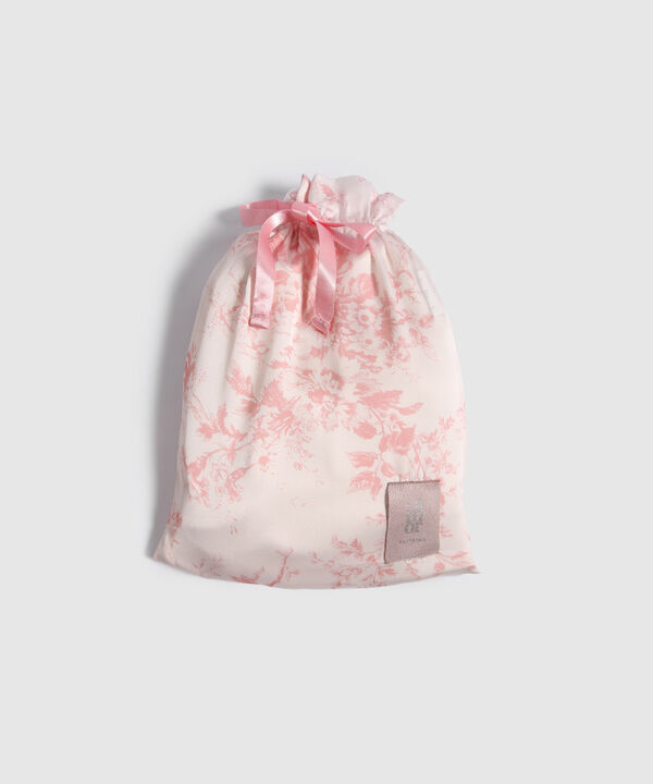 Pijama Bata Manga Corta Unicolor Con Bolsa Regalables