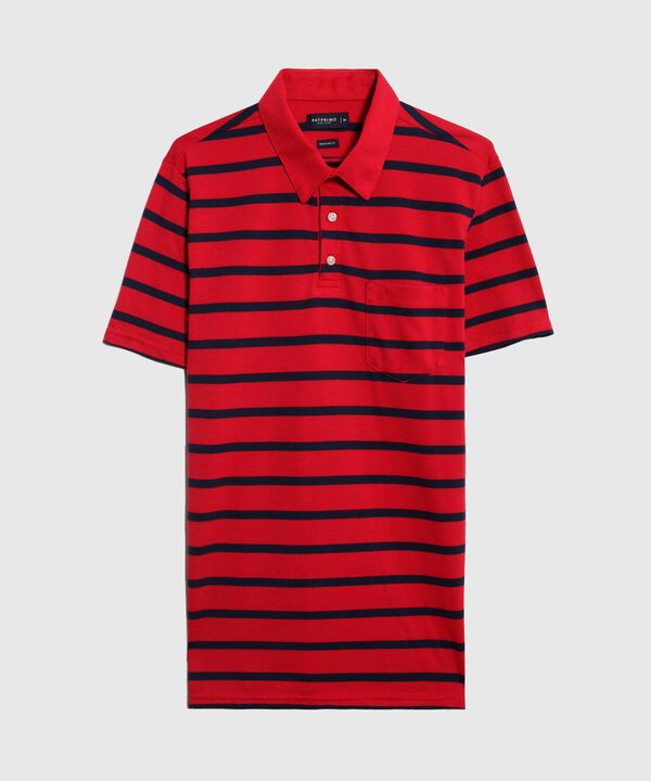 Polo Cuello Duro con Franjas image number null