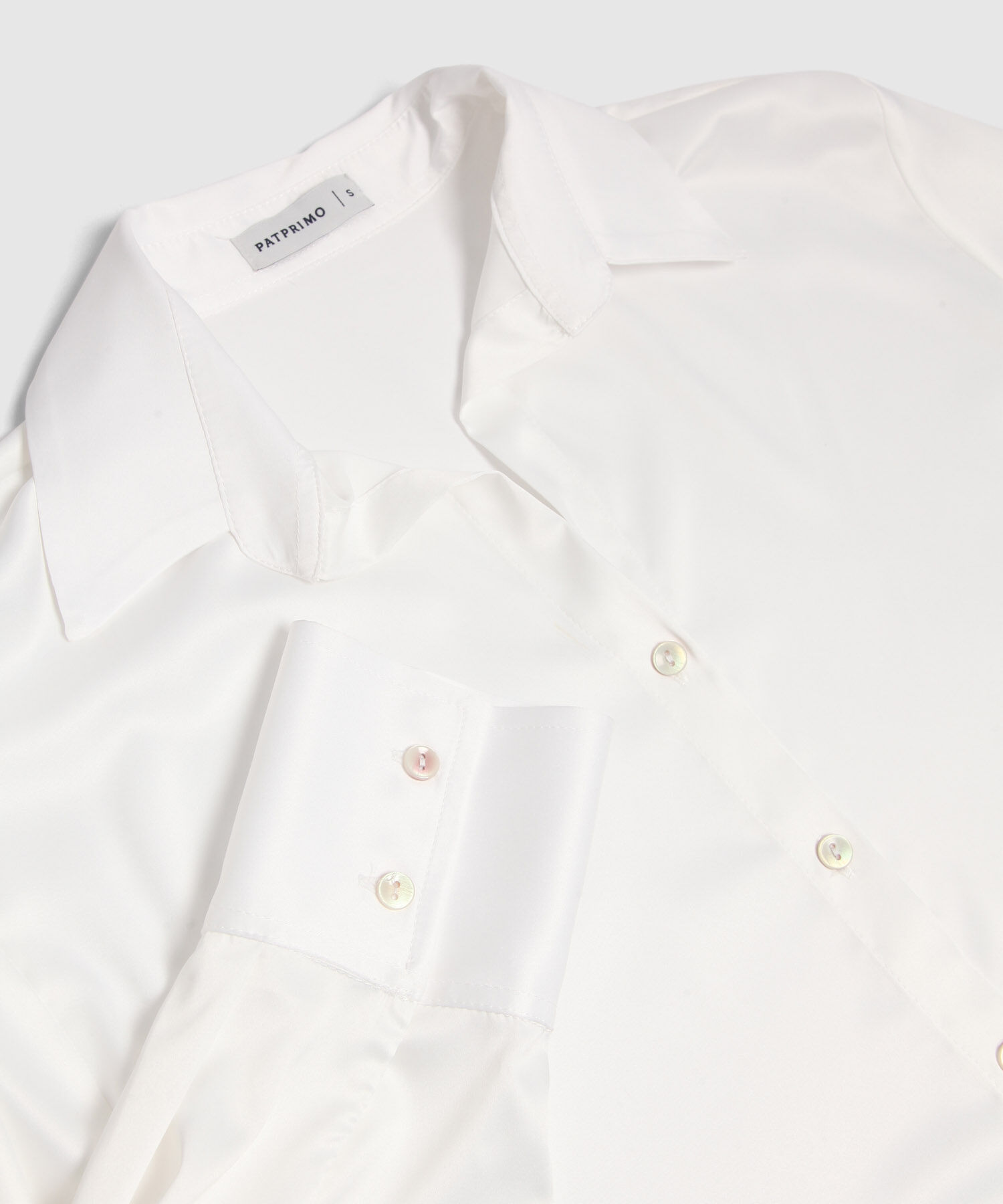 Camisa Unicolor Satinada 