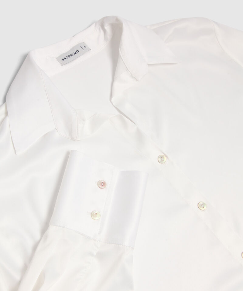 Camisa Unicolor Satinada 