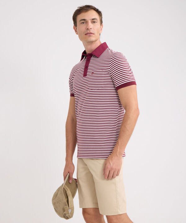 Polo Preteñida Cuello Maquina Con Bolsillo image number null