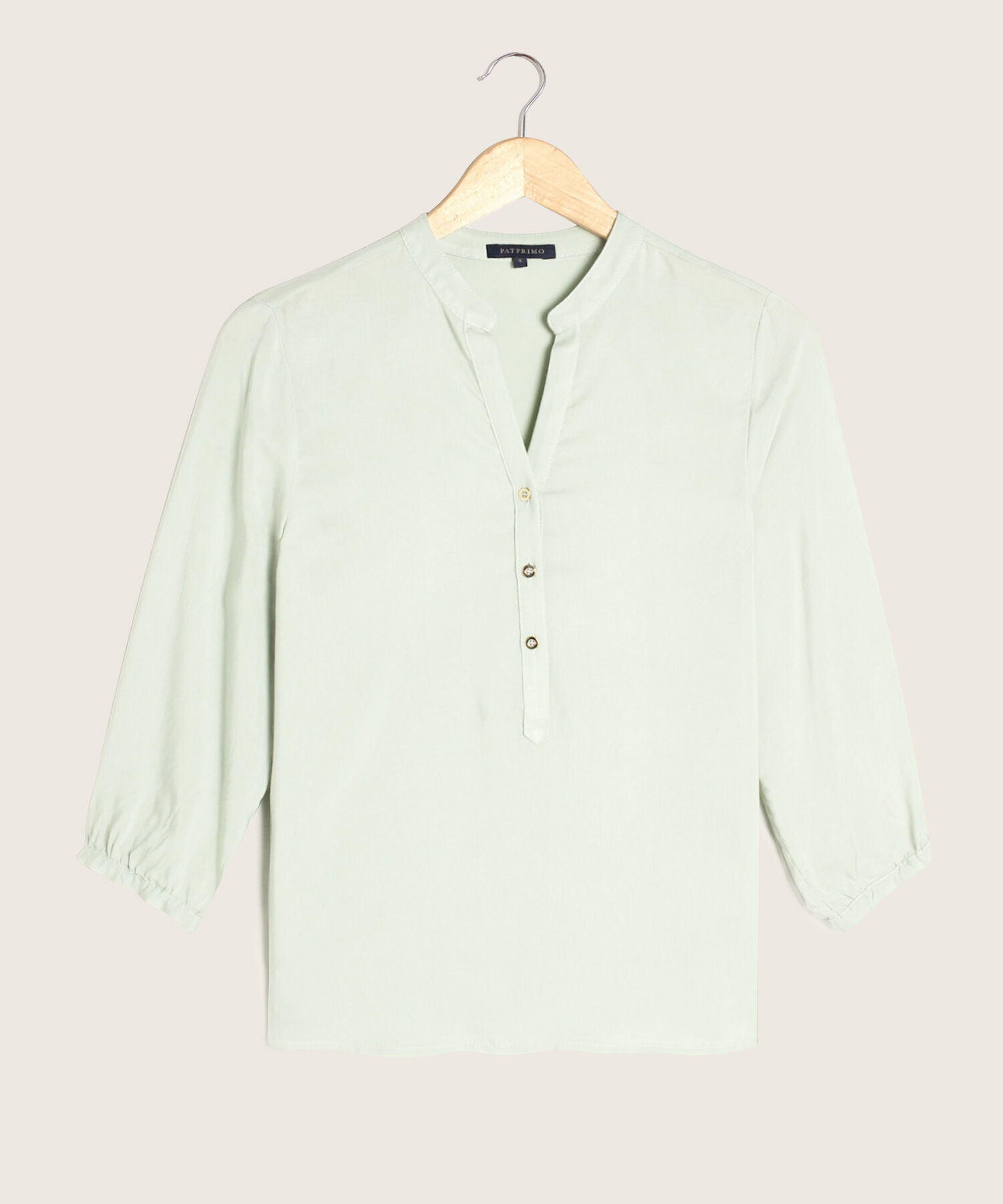 Blusa Manga 3/4 Unicolor