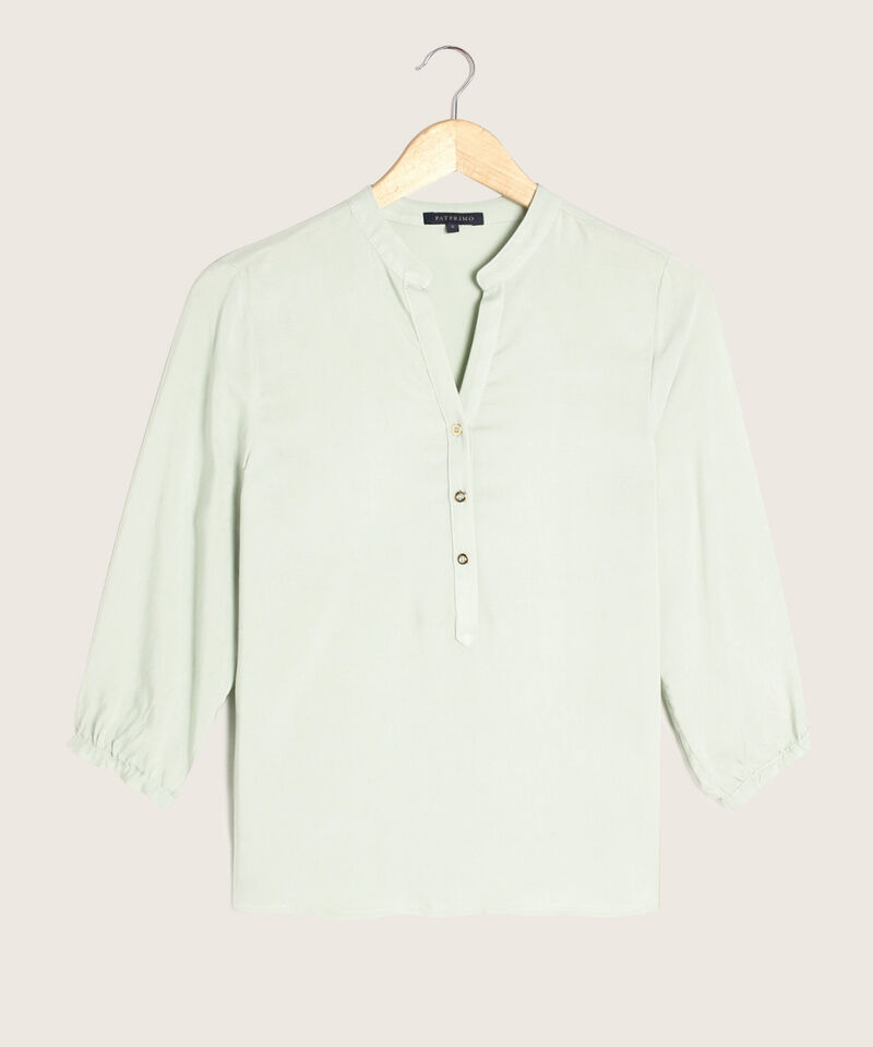 Blusa Manga 3/4 Unicolor