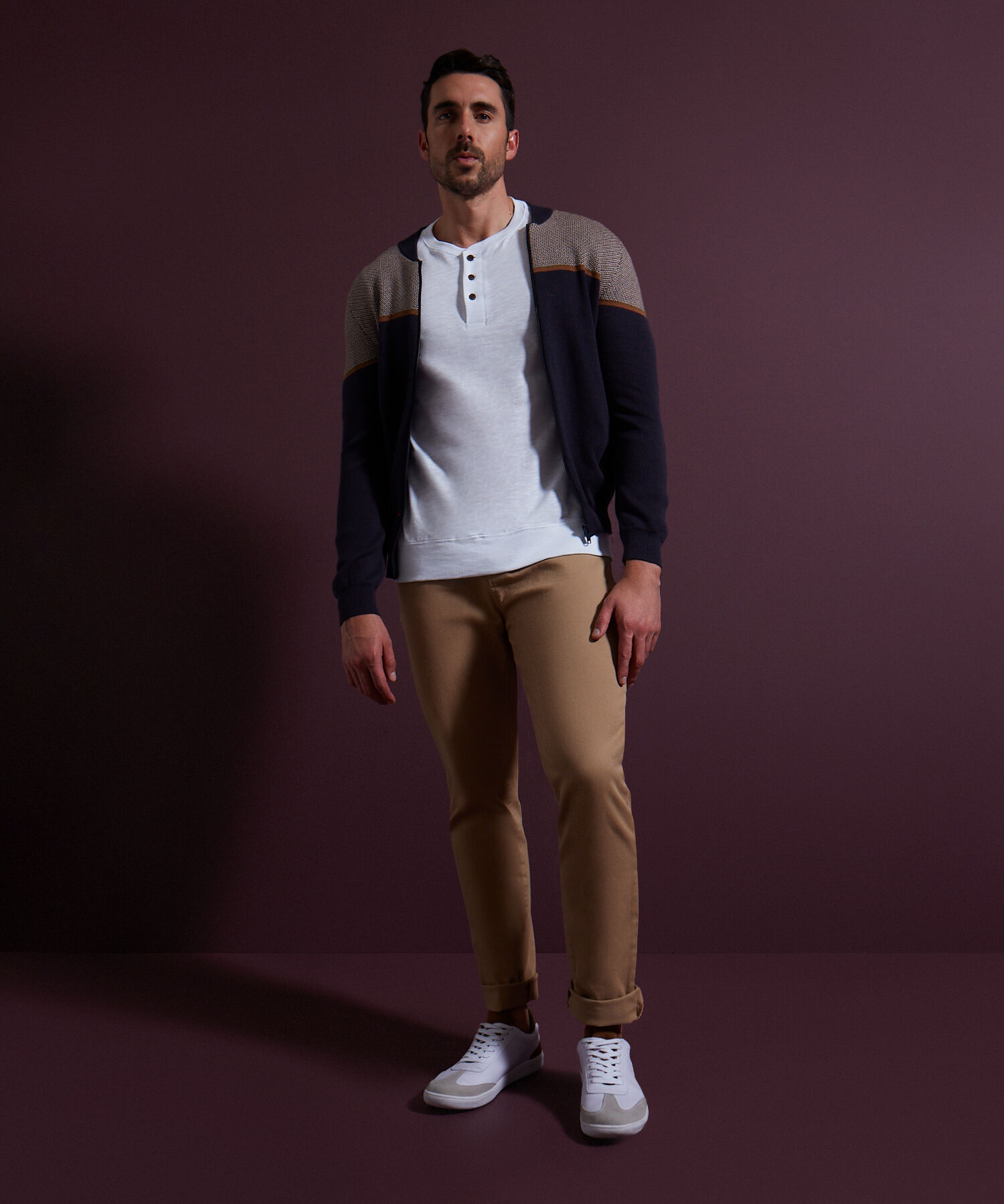 Saco Abierto Cuello Tipo Bomber