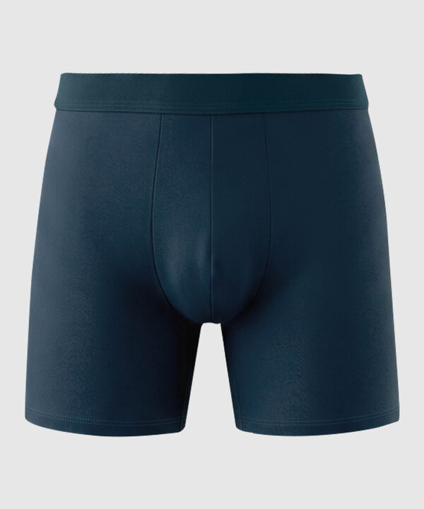 B&oacute;xer Ajustado Unicolor Para Hombre image number null