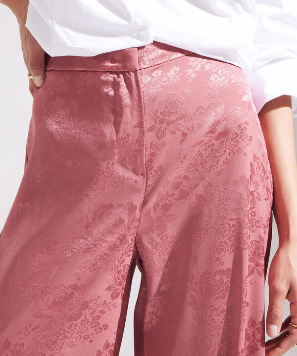 Pantalón Fluido Unicolor image number null