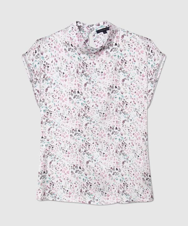 Blusa Manga Corta Estampada
