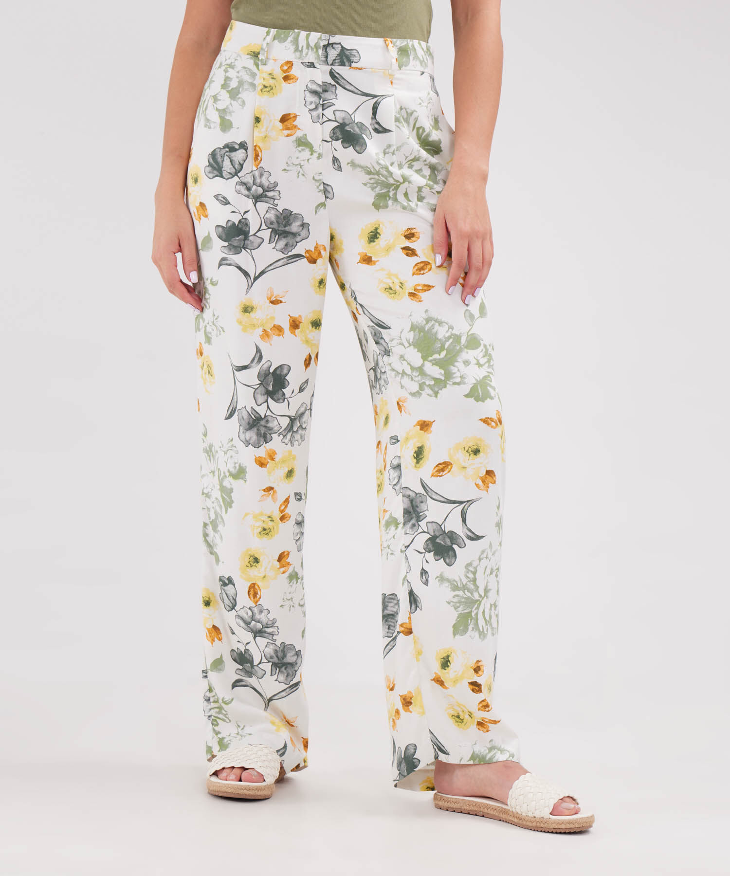 Pantalon Estampado Bota Recta