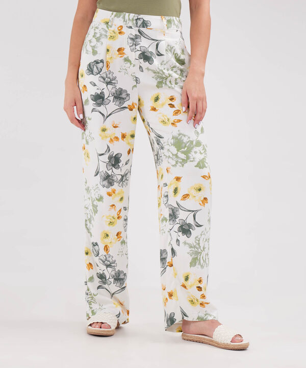 Pantalon Estampado Bota Recta