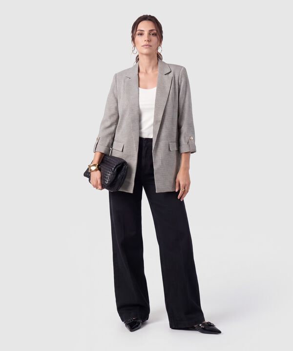 Blazer Estructurado Para Mujer