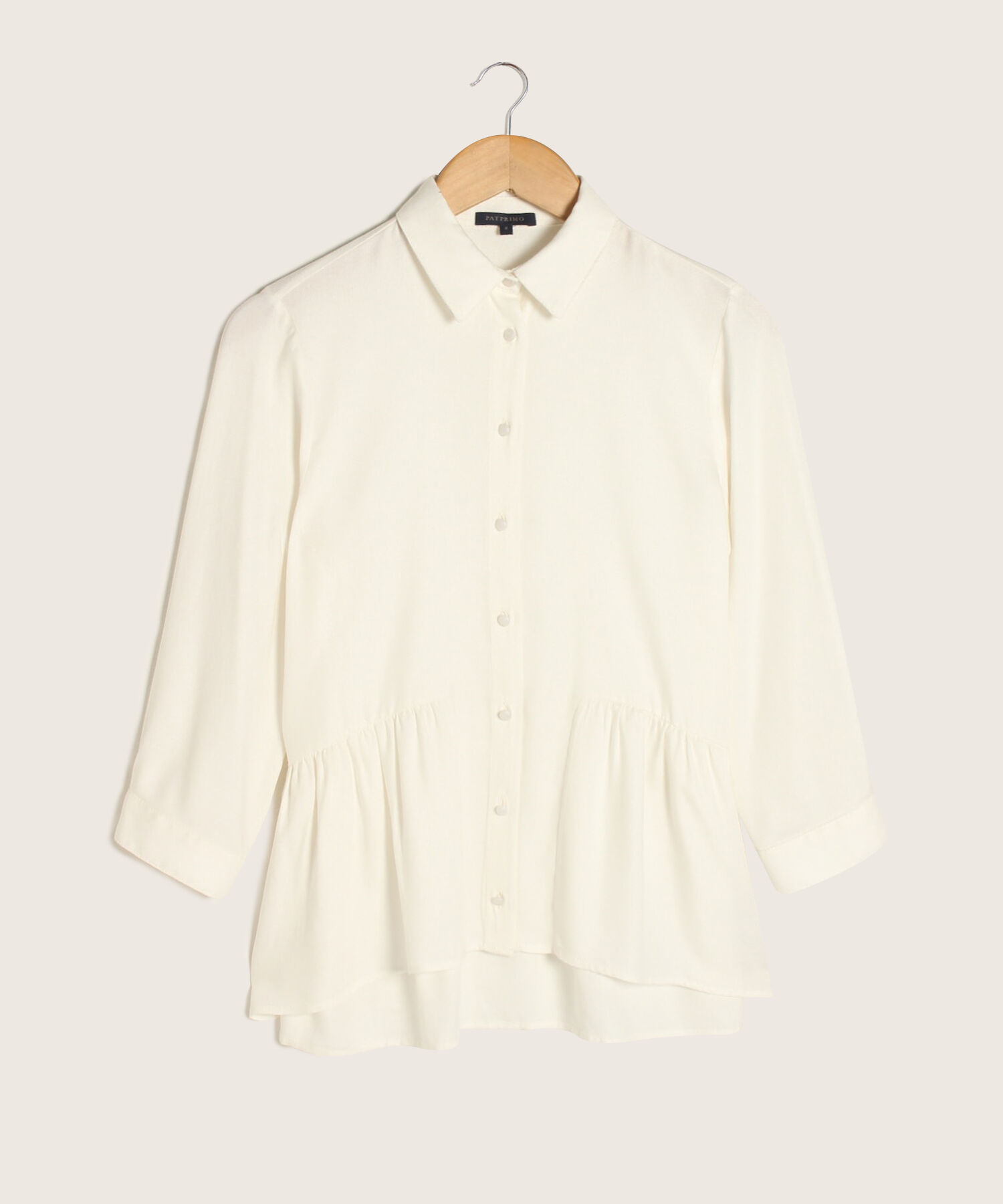 Camisa Manga Tres Cuartos Corte