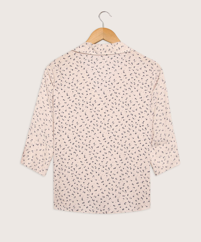 Camisa Manga 3/4 Estampada