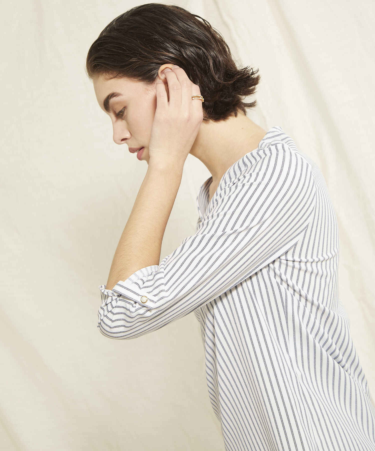 Blusa Manga 3/4 Estampada