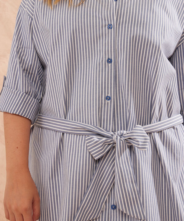 Camisa Preteñida Con Cinturón image number null